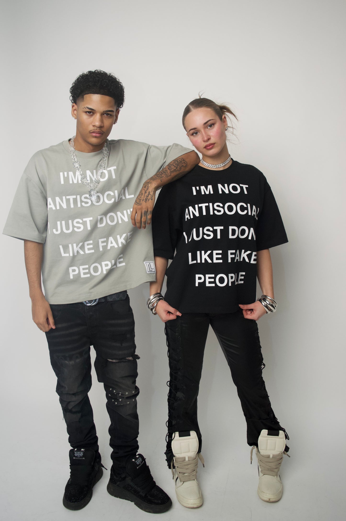 Antisocial tee - Black