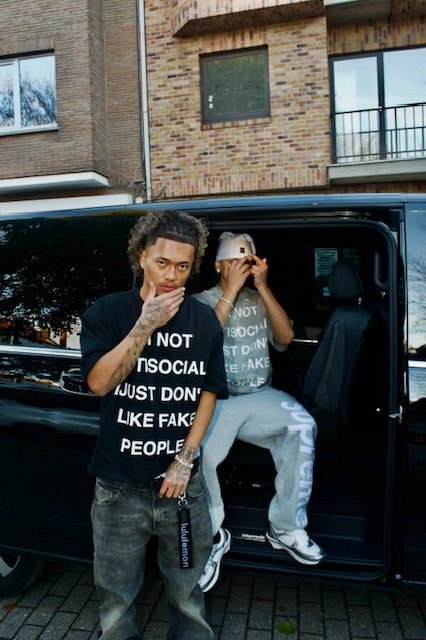 Antisocial Tee - Grey