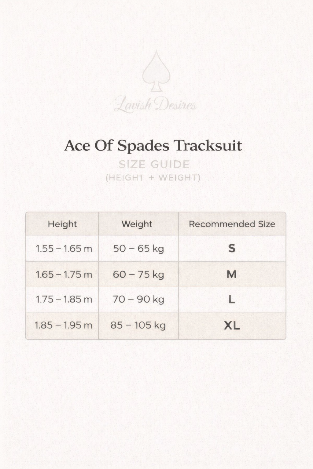 Ace Of Spades Tracksuit