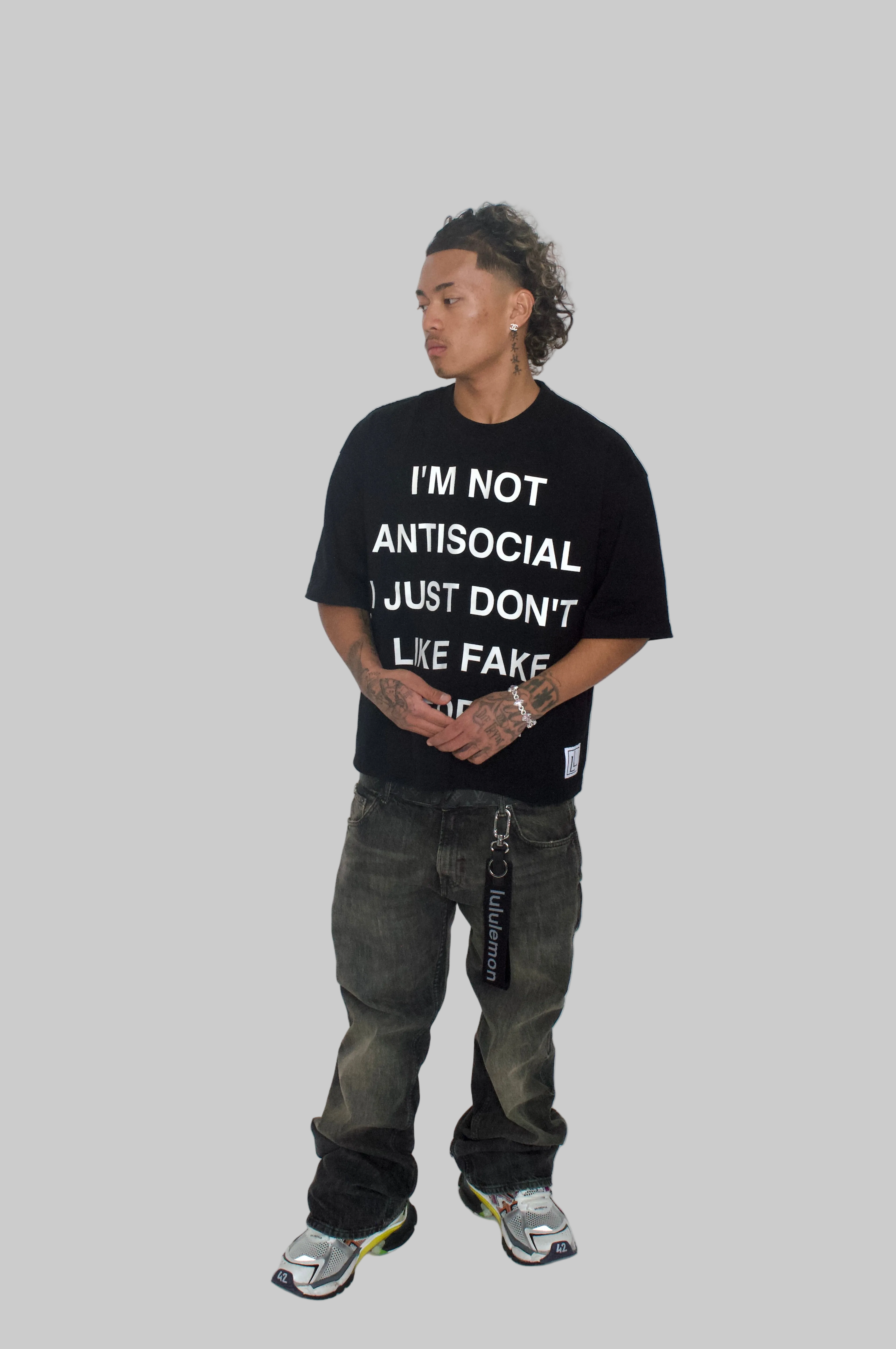 Antisocial tee - Black