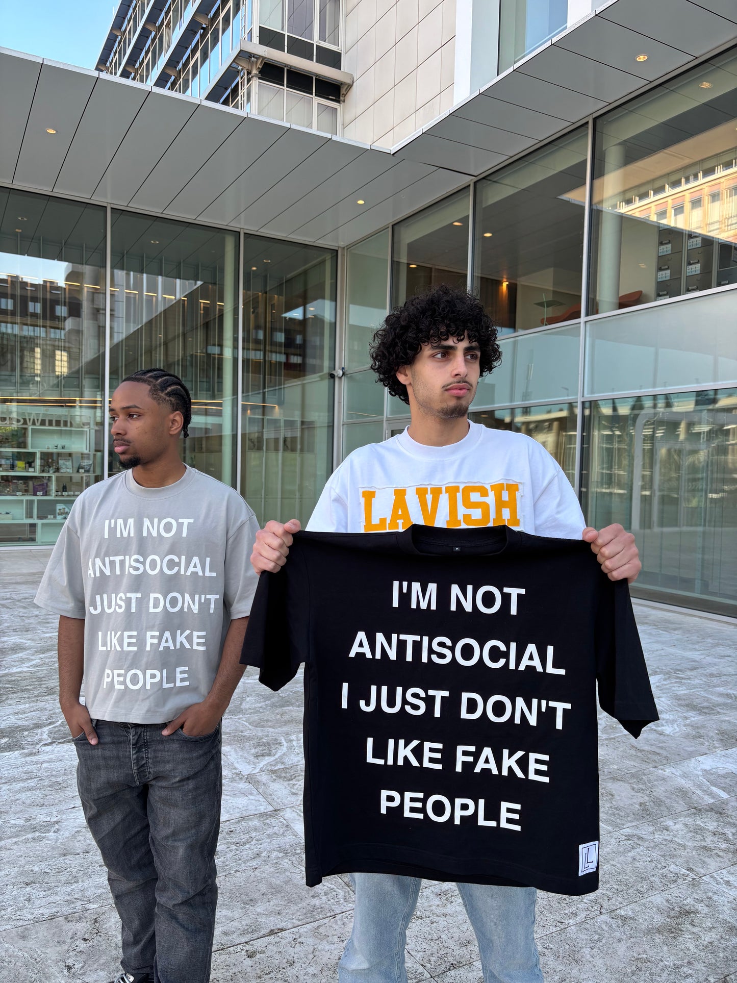 Antisocial tee - Black