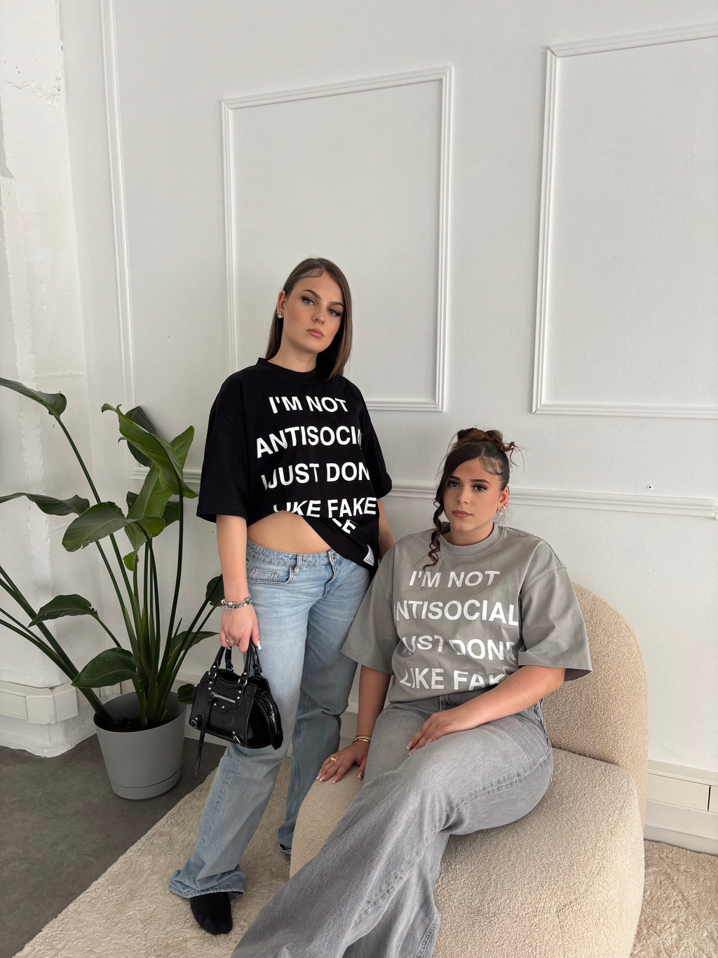 Antisocial tee - Black