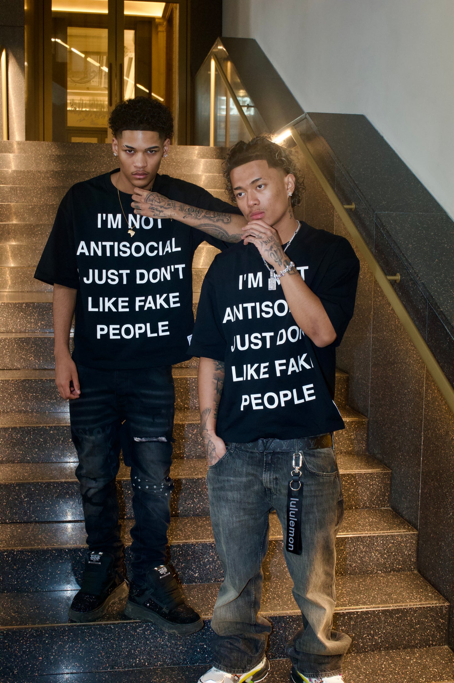 Antisocial tee - Black